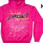 pink sp5der hoodie