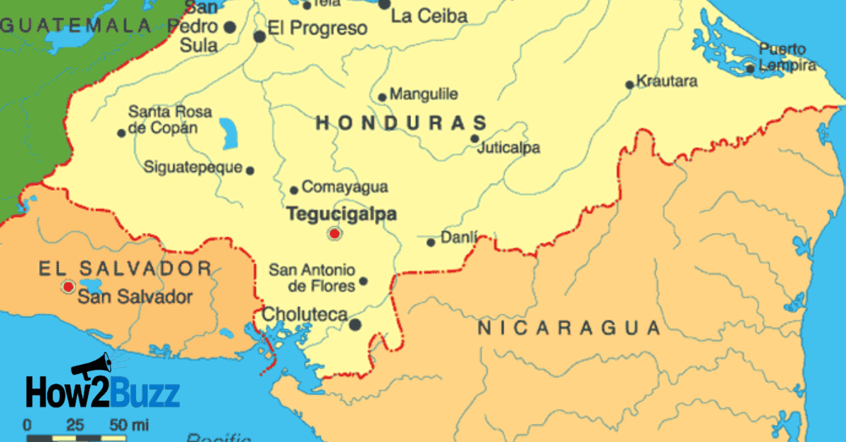 map of the el salvador