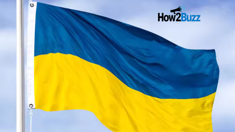 Ukraine Flag Image Symbol of Freedom and National Identity